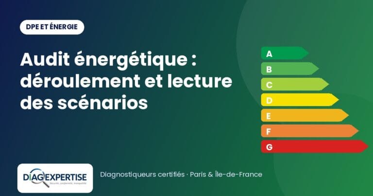 Audit énergétique : déroulement et lecture des scénarios